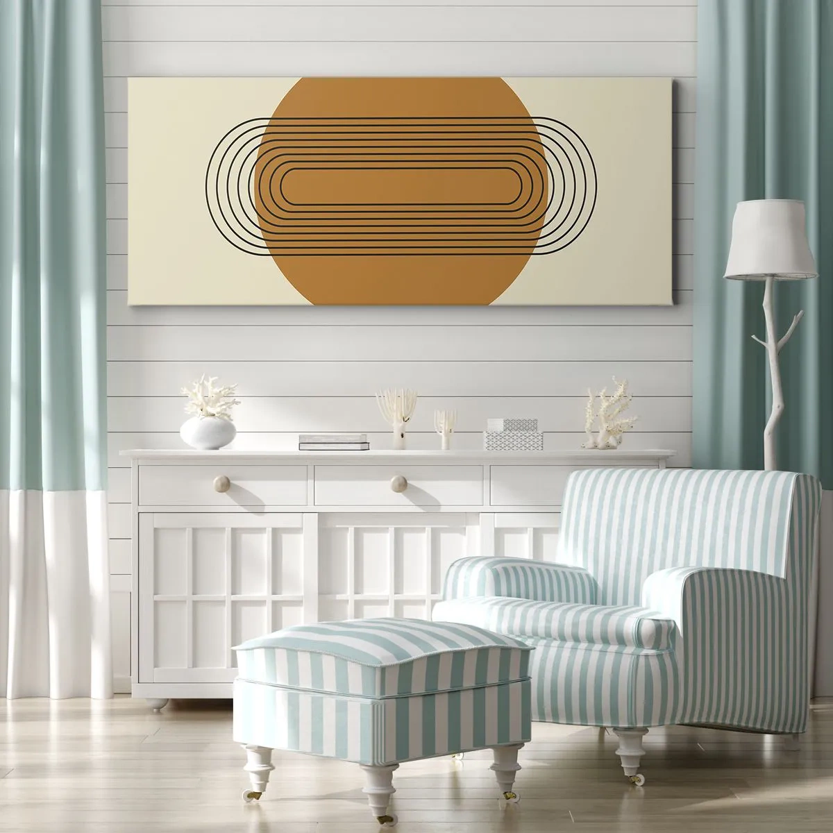 Quadro em tela - O plano perfeito - 160x50 cm