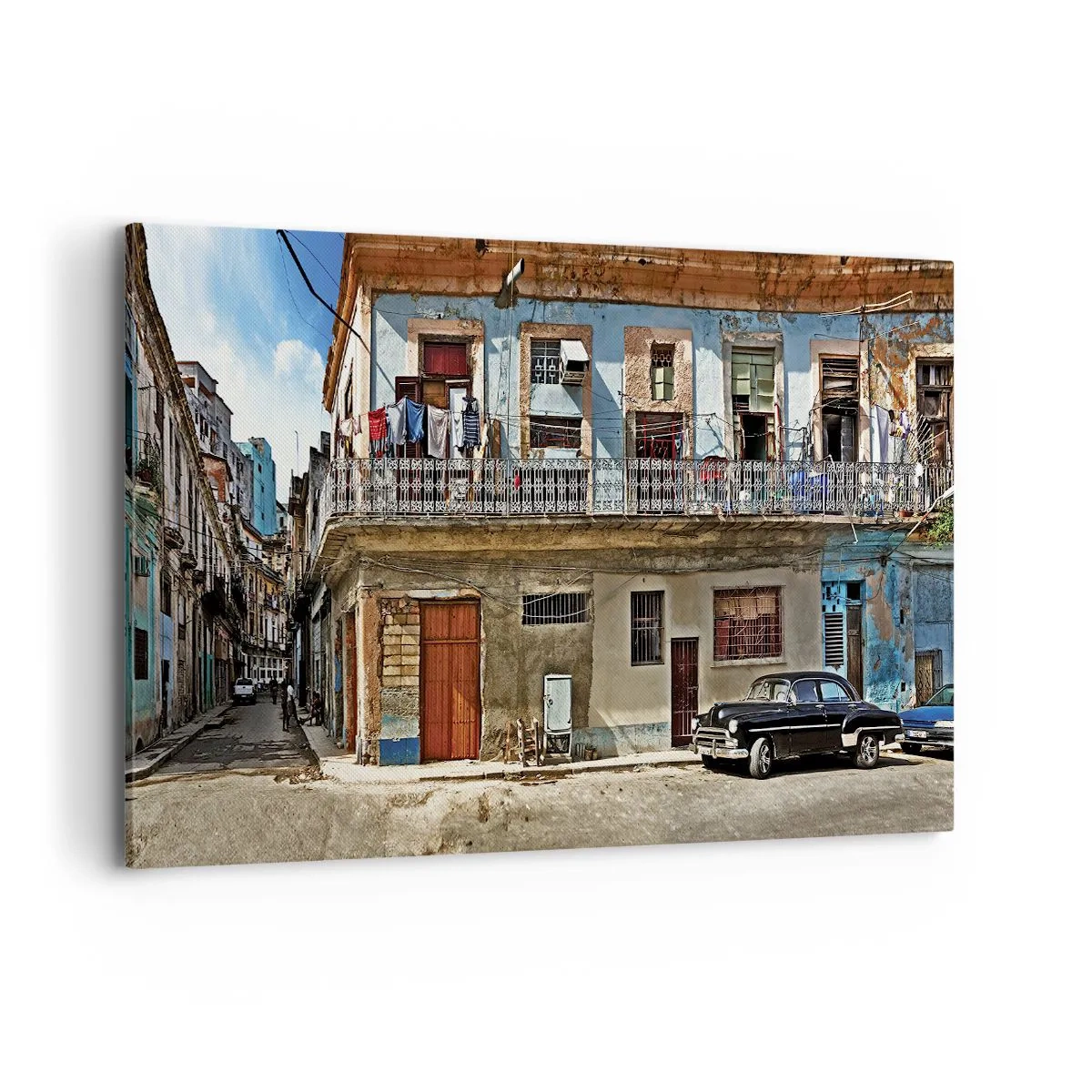 Quadro em tela - Vibrações de Havana - 120x80 cm