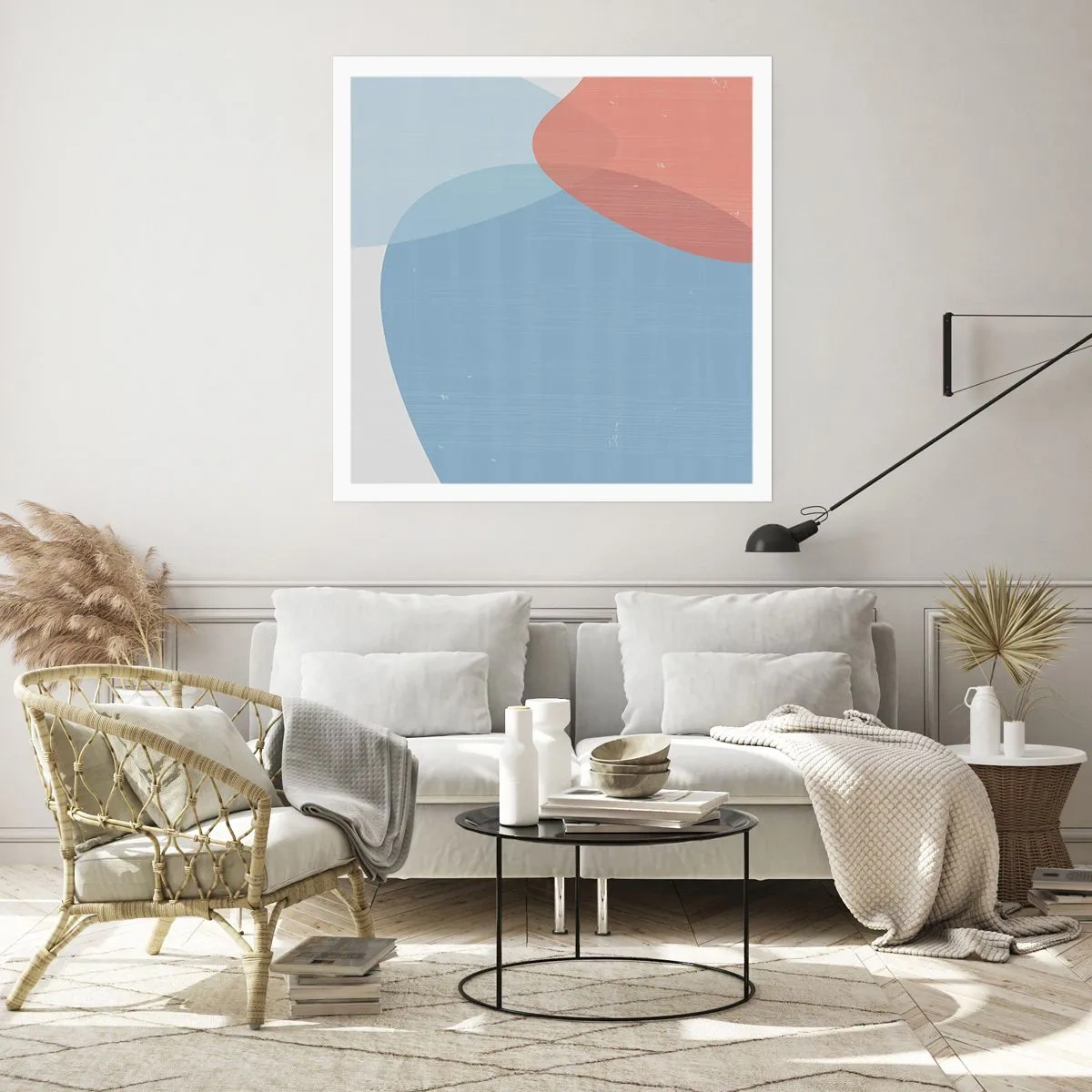 Pôster - Relacionamentos pastel - 30x30 cm