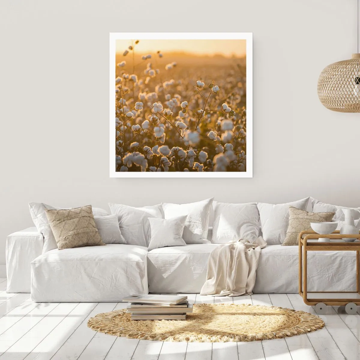 Pôster - Campo macio - 60x60 cm