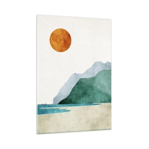 Quadro em vidro - Paisagem como deveria ser - 50x70 cm
