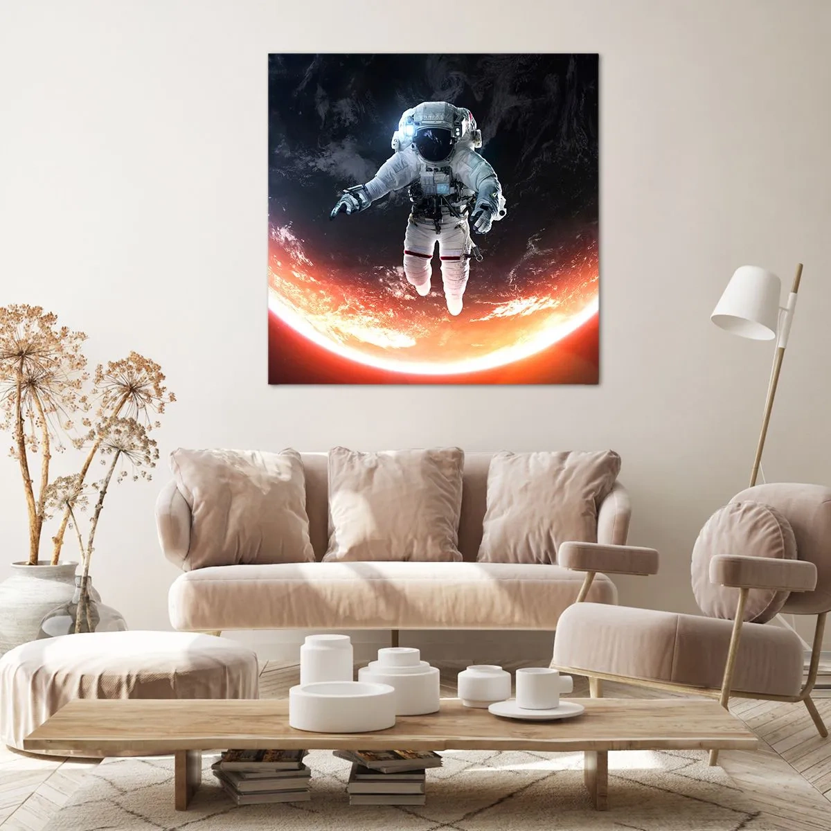 Quadro em tela - Posso ficar um pouco mais? - 50x50 cm