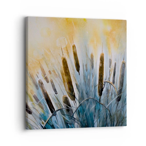 Quadro em tela - O frio da água, o calor do sol - 30x30 cm