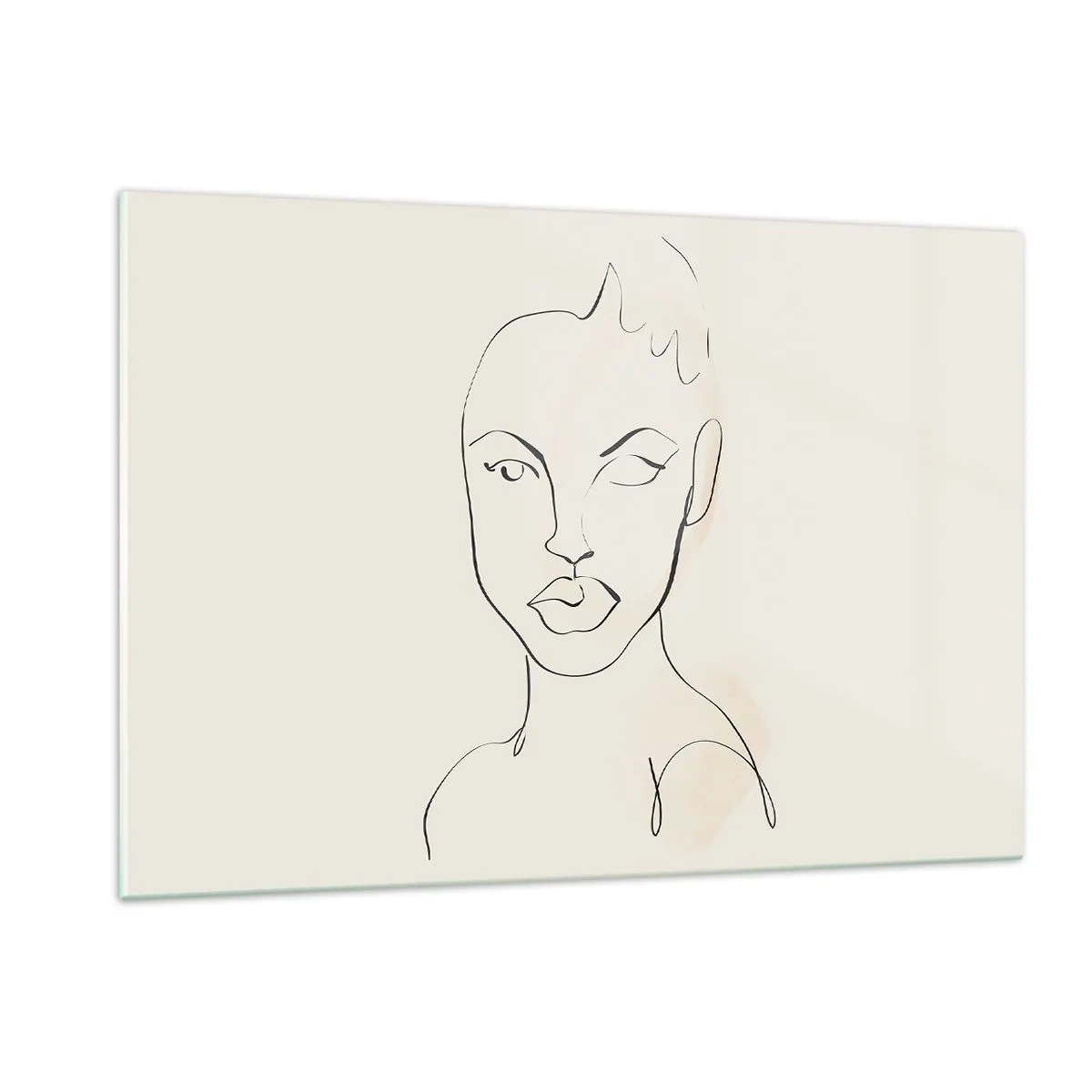 Quadro em vidro - Esboço da sensualidade - 120x80 cm