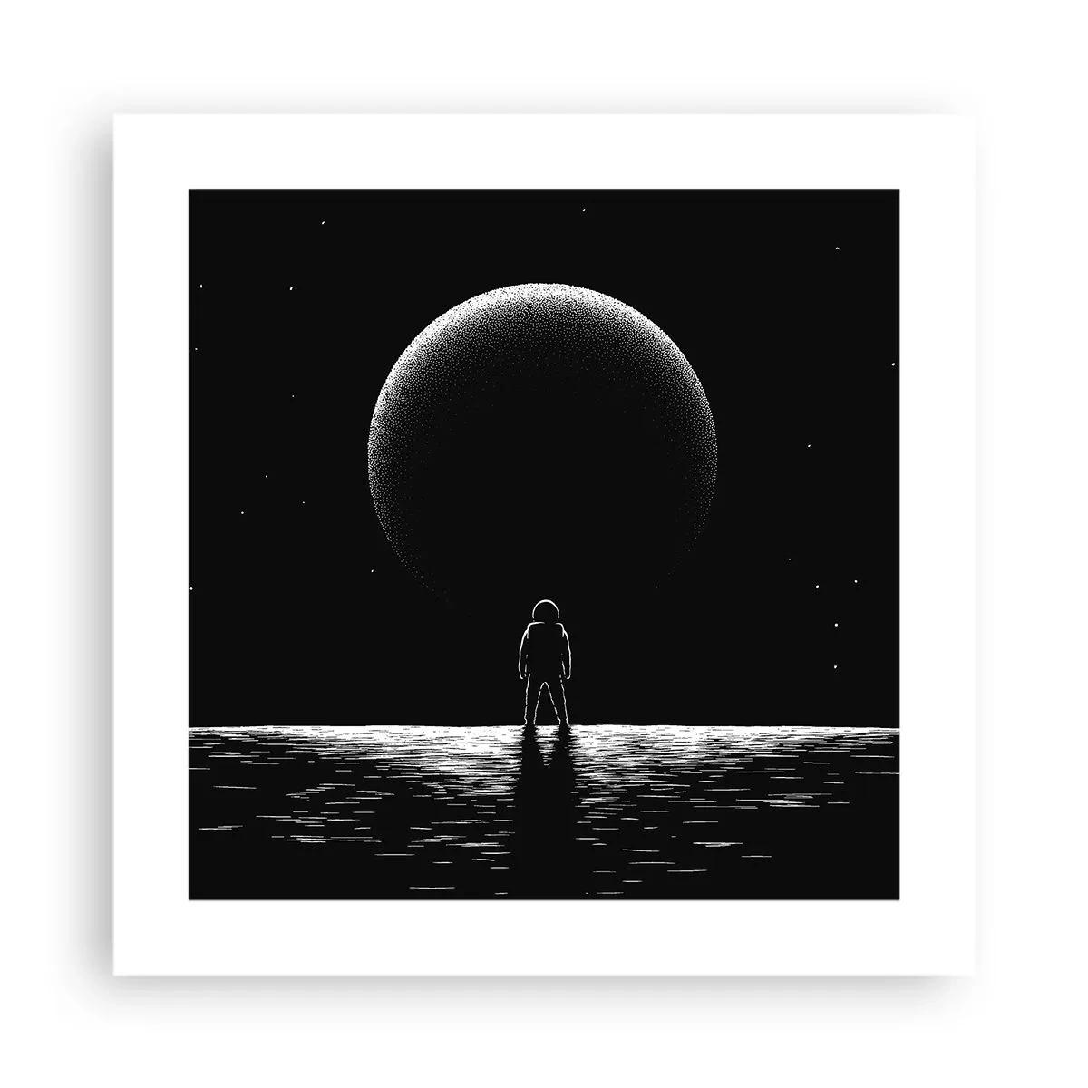 Pôster - Cara a cara - 40x40 cm