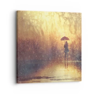 Quadro em tela - Sinto alguém a olhar para mim - 30x30 cm