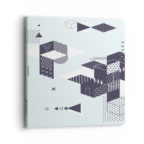 Quadro em tela - Na alma de um matemático - 40x40 cm