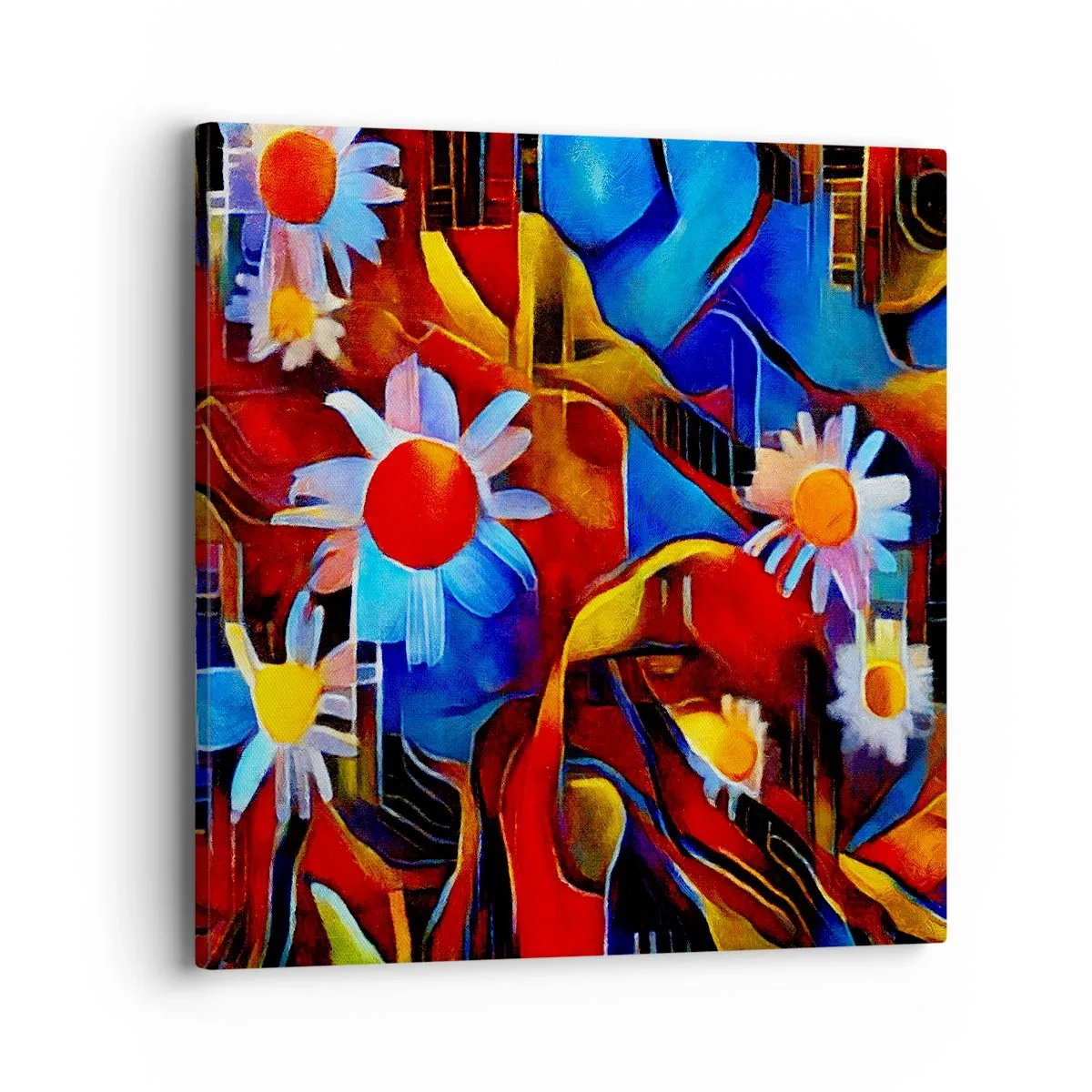 Quadro em tela - Cores da vida - 40x40 cm