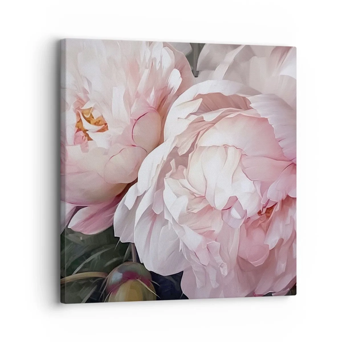 Quadro em tela - Parou no florescer - 30x30 cm