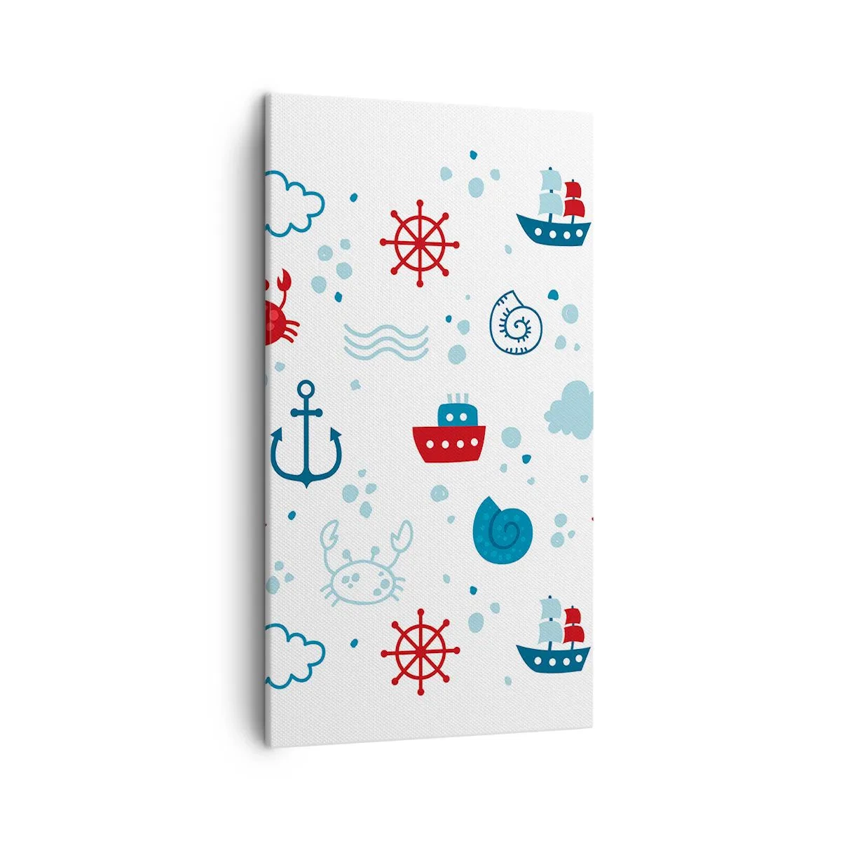 Quadro em tela - Conto de fadas do mar - 45x80 cm