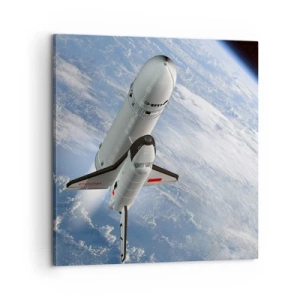 Quadro em tela - Ascensão cósmica - 60x60 cm