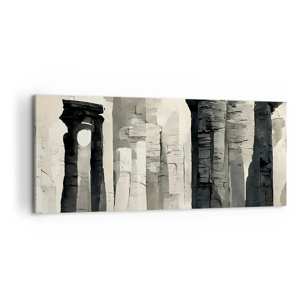 Quadro em tela - A majestade da antiguidade - 100x40 cm