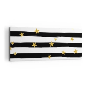 Quadro em tela - Todos nós nascemos sob uma estrela da sorte - 120x50 cm