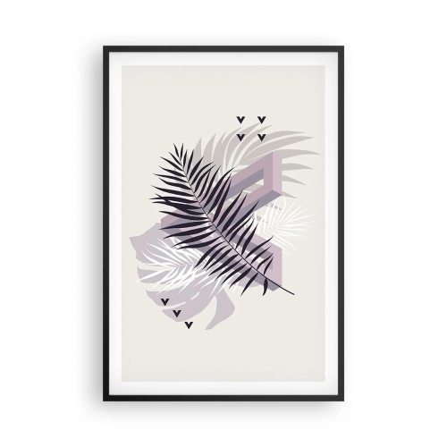 Pôster com moldura preta - A sombra de uma sombra - 61x91 cm