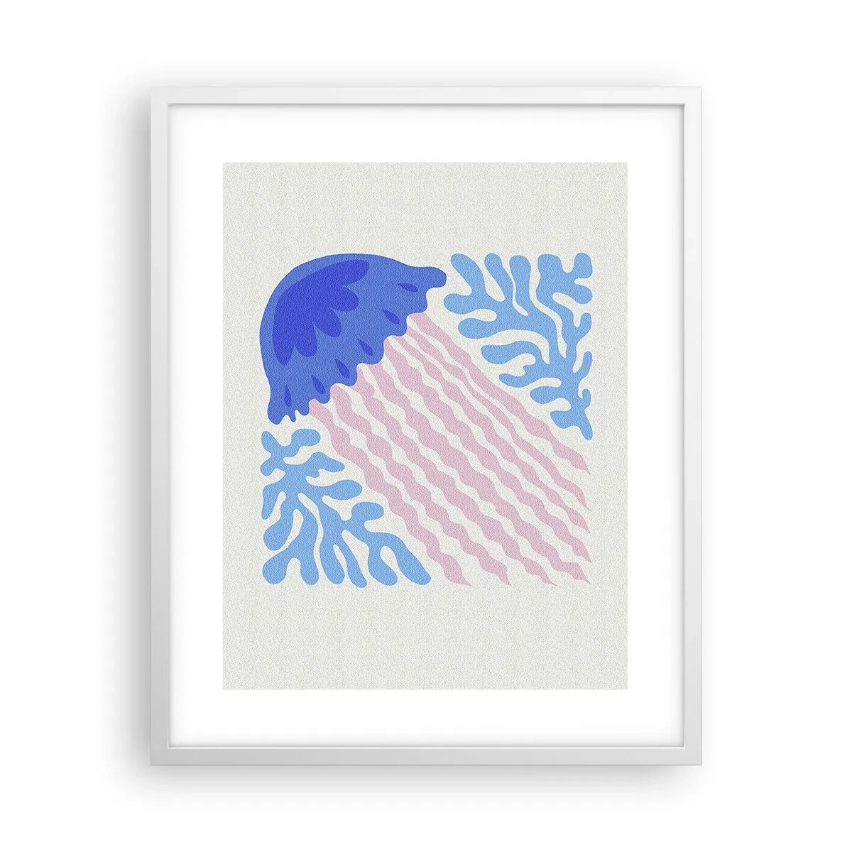 Pôster em moldura branca - Como de outro mundo - 40x50 cm