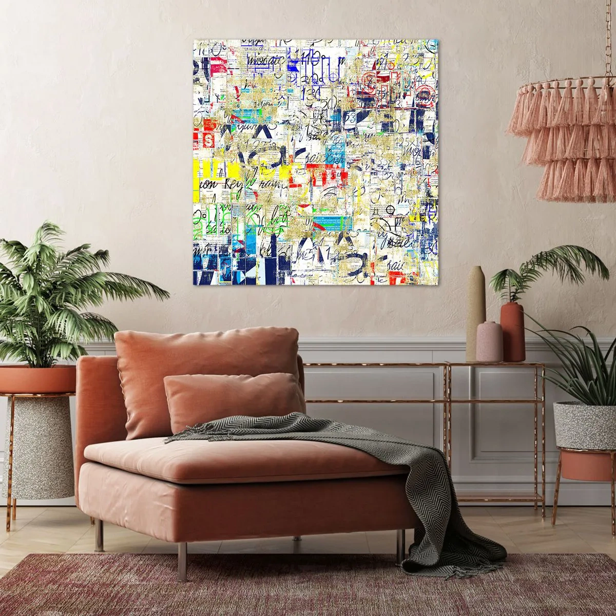 Quadro em tela - Simplesmente agradável aos olhos - 40x40 cm