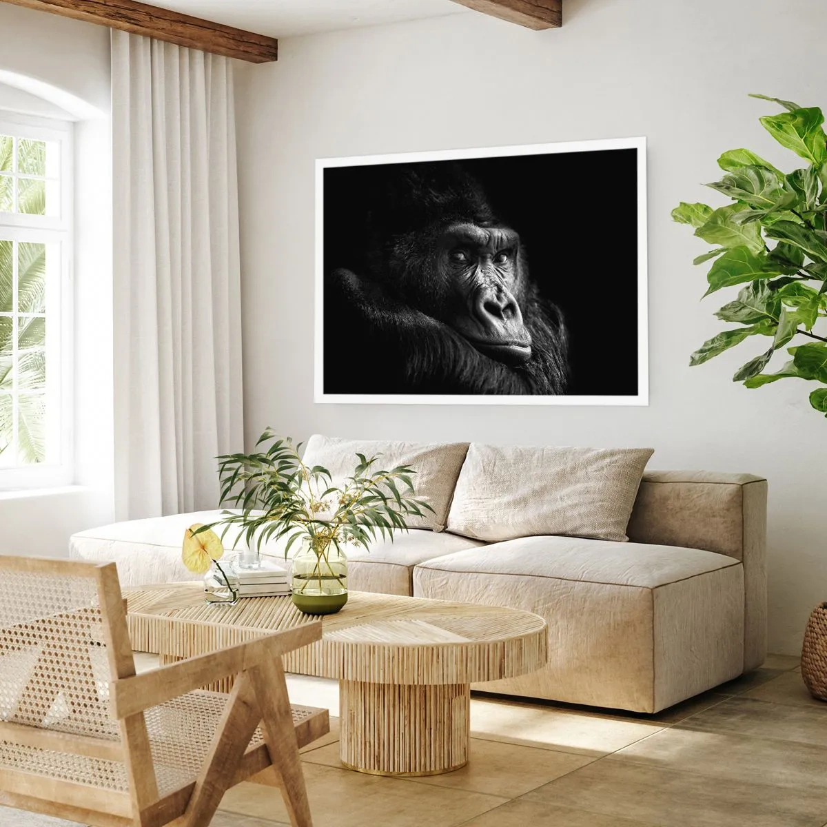 Pôster - E para que é que estás a olhar? - 100x70 cm