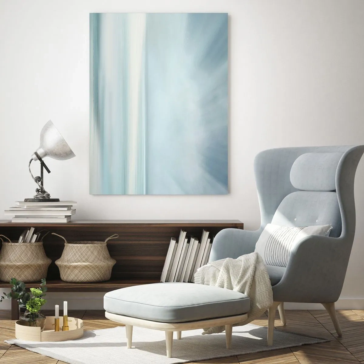 Quadro em vidro - Paz ao horizonte - 80x120 cm