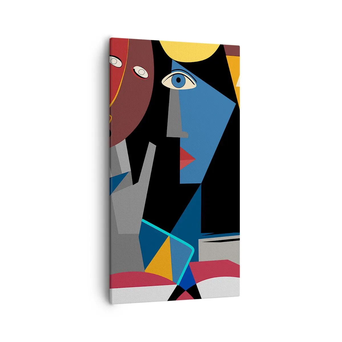 Quadro em tela - Uma conversa entre cubistas - 55x100 cm