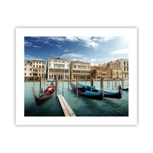 Pôster - Palácios em azul - 50x40 cm