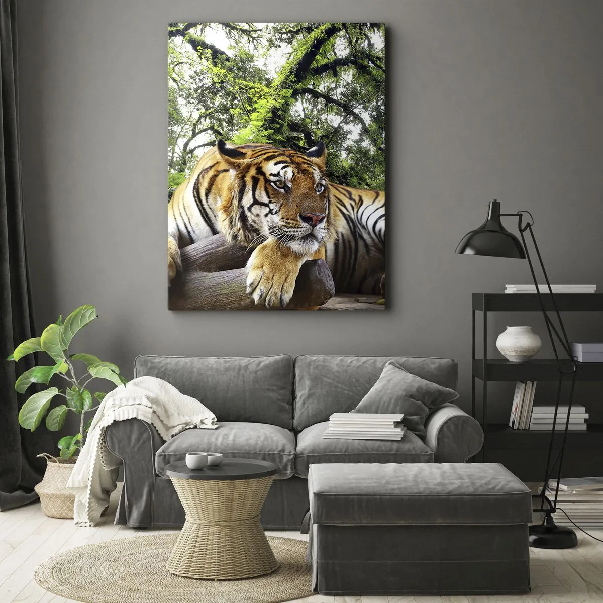 Quadro em tela - Com os melhores cumprimentos - 45x80 cm