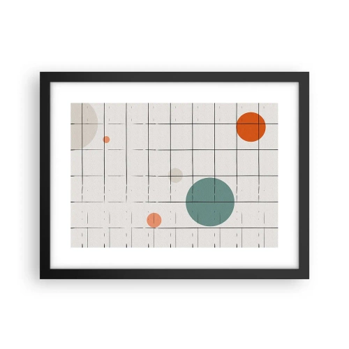 Pôster com moldura preta - Encurralado. Nós ou eles? - 40x30 cm