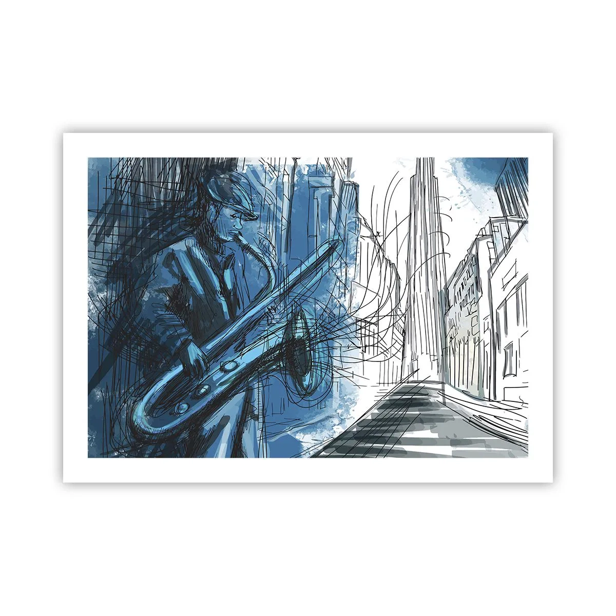 Pôster - Rapsódia Urbana - 70x50 cm