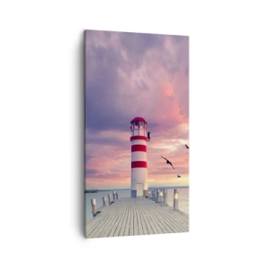 Quadro em tela - Hora de ir ao porto - 45x80 cm