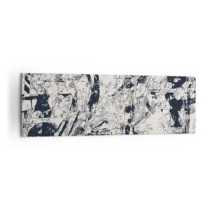 Quadro em tela - Interpenetração de opostos - 160x50 cm