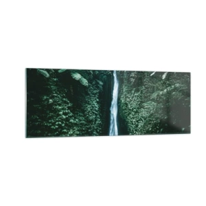 Quadro em vidro - Primavera tropical - 140x50 cm