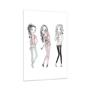 Quadro em vidro - Vai ser divertido - 70x100 cm