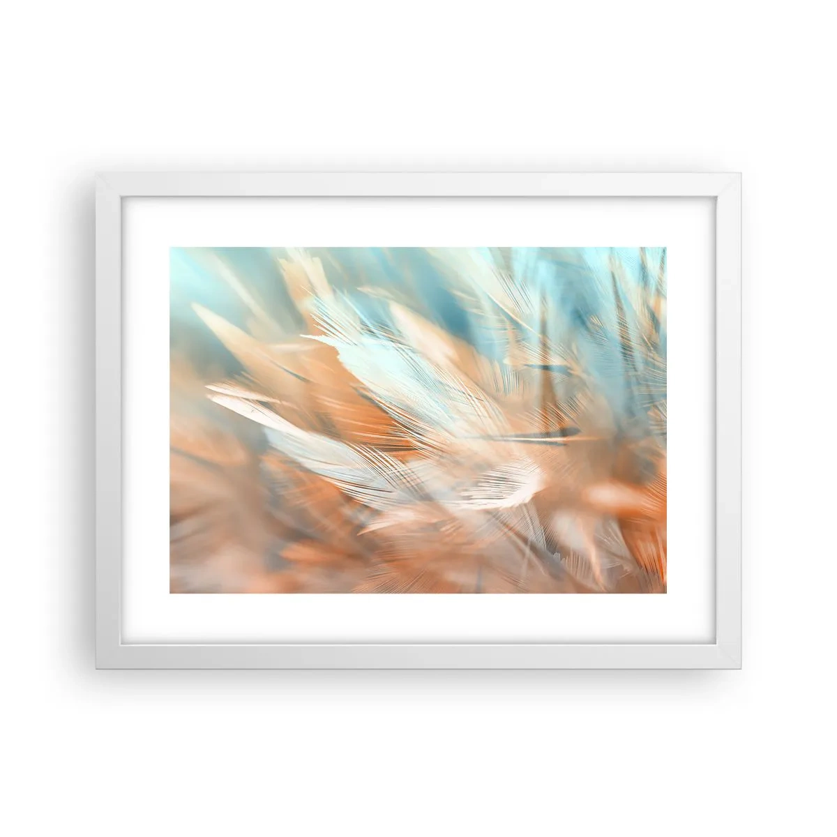 Pôster em moldura branca - Na terra da gentileza - 40x30 cm