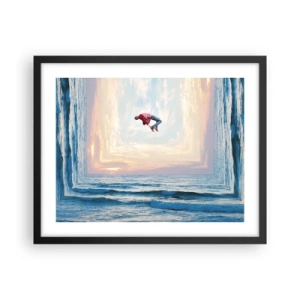 Pôster com moldura preta - Para outra dimensão - 50x40 cm