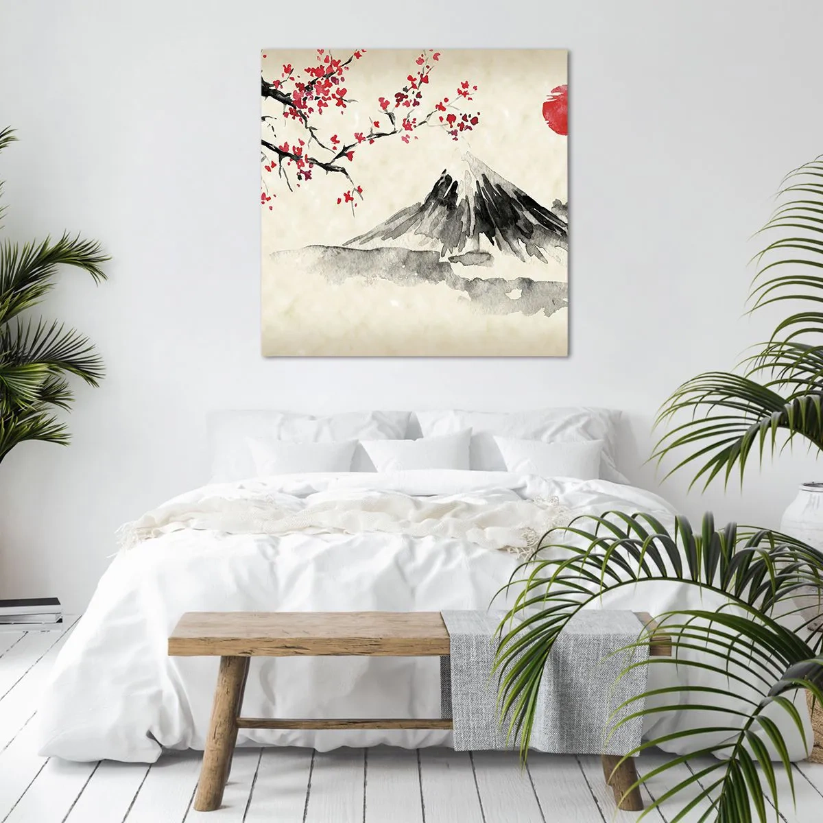 Quadro em tela - Ame o Japão - 40x40 cm