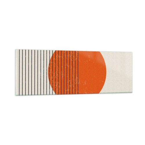 Quadro em vidro - Sempre sol - 90x30 cm