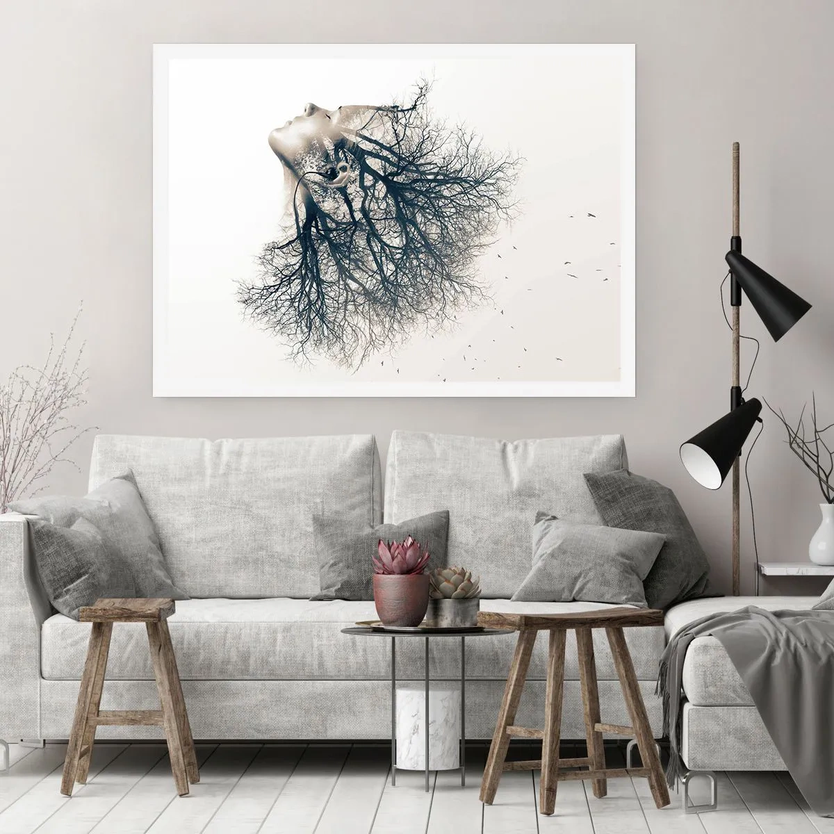 Pôster - Ouvir o sussurro da árvore - 91x61 cm