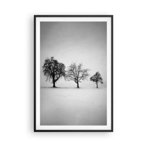 Pôster com moldura preta - Com que sonham elas? - 61x91 cm