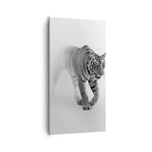 Quadro em tela - À espreita na névoa - 65x120 cm