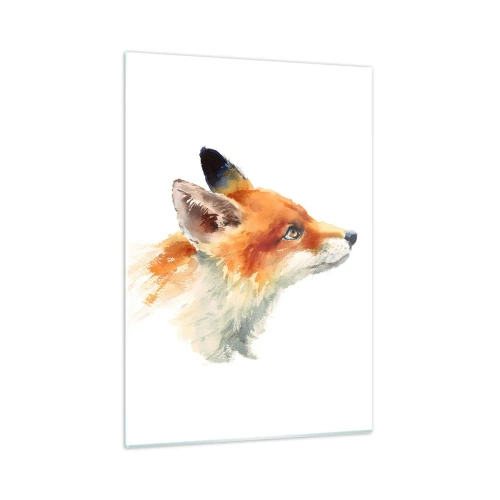 Quadro em vidro - Nunca é demais ter cuidado - 50x70 cm