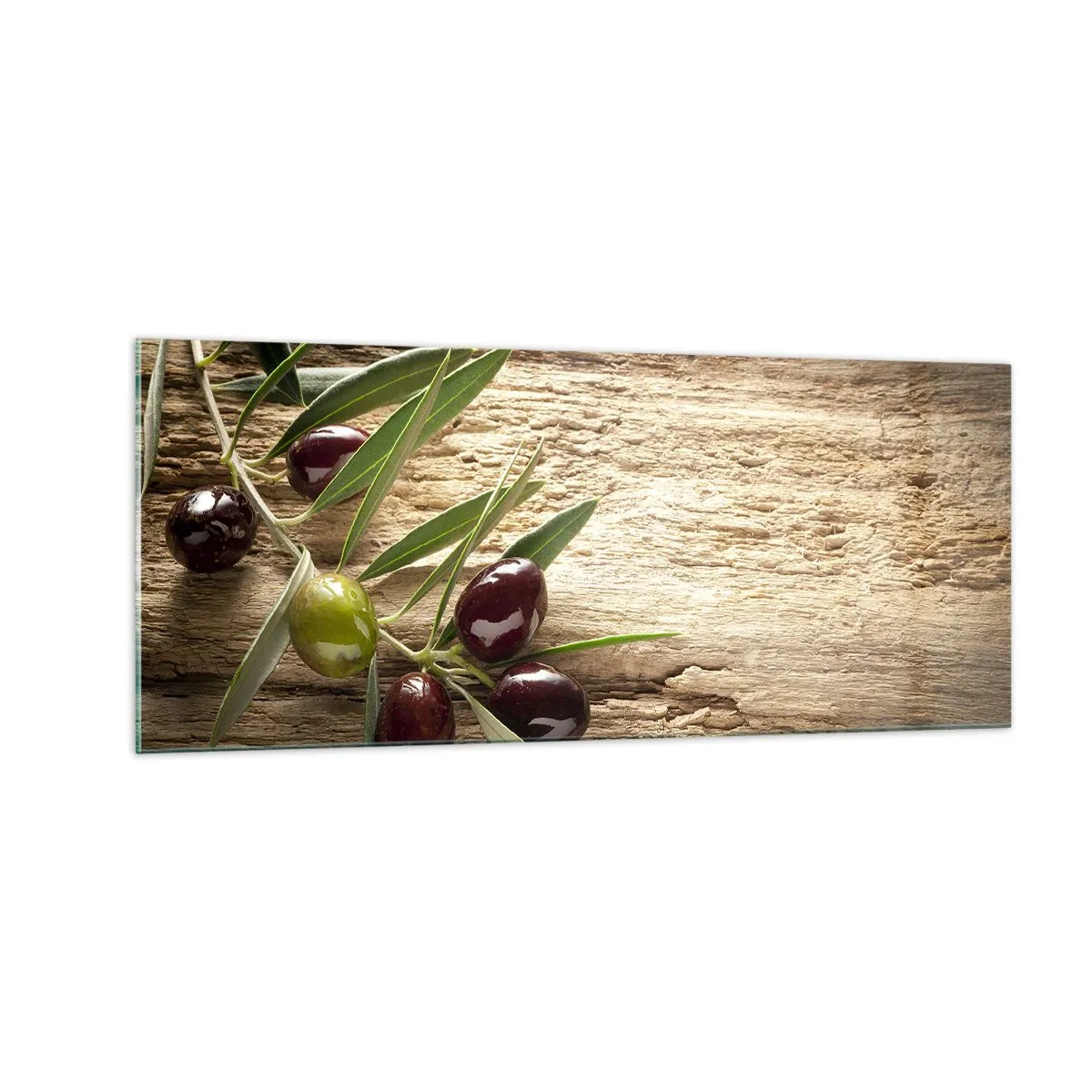 Quadro em vidro - Direto da natureza - 100x40 cm