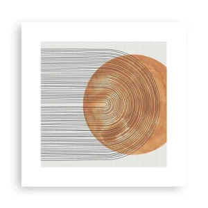 Pôster - Composição solar - 30x30 cm