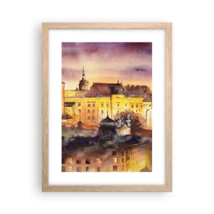 Pôster com moldura de carvalho claro - História e conto de fadas - 30x40 cm