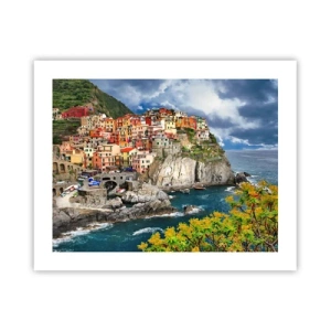 Pôster - Um aglomerado nas rochas - 50x40 cm