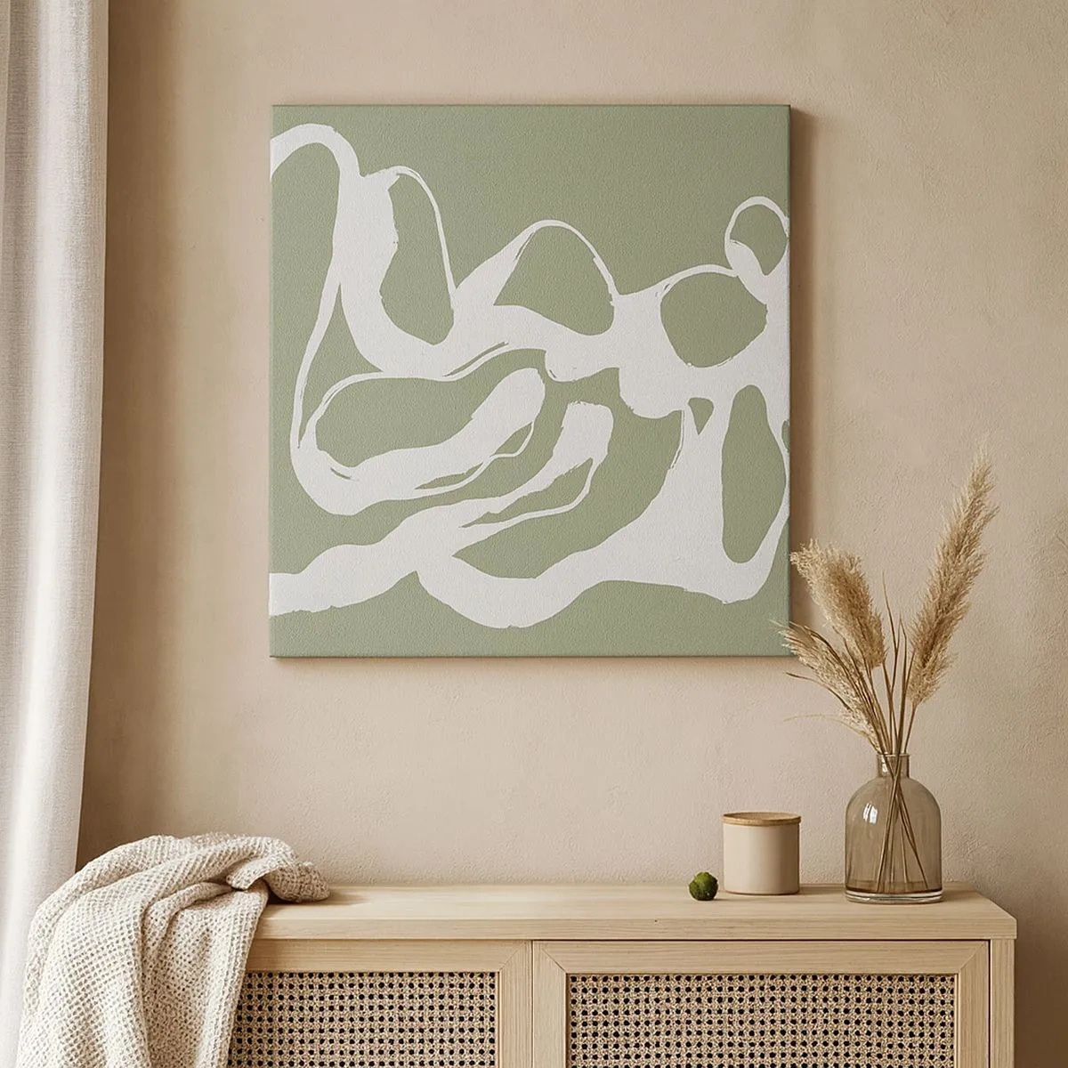 Quadro em tela - A chamada do espaço - 30x30 cm