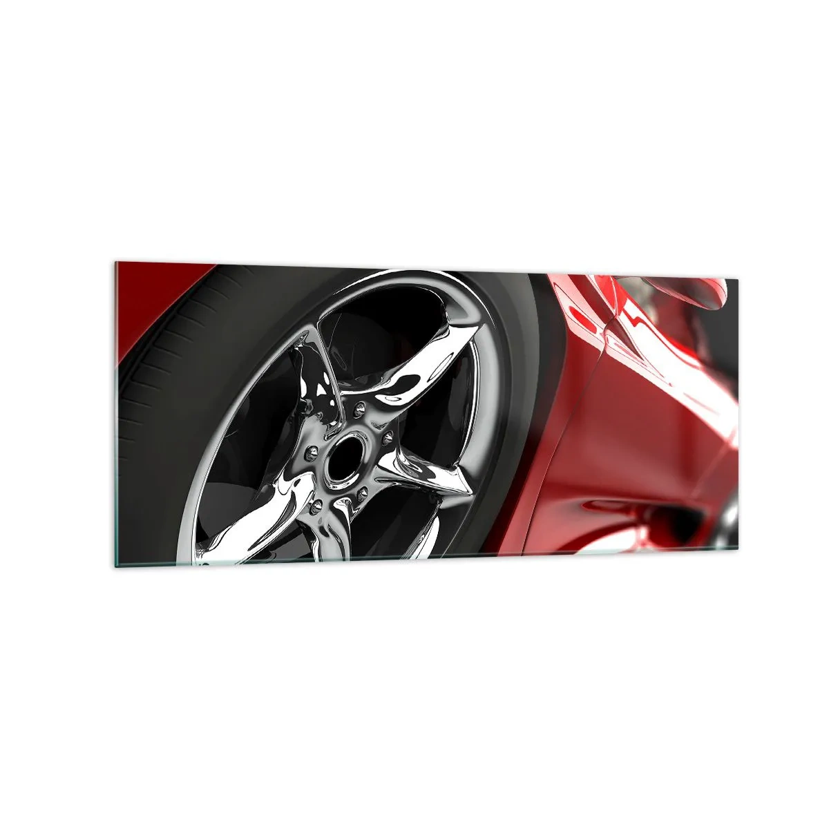 Quadro em vidro - Projetado para a velocidade - 120x50 cm