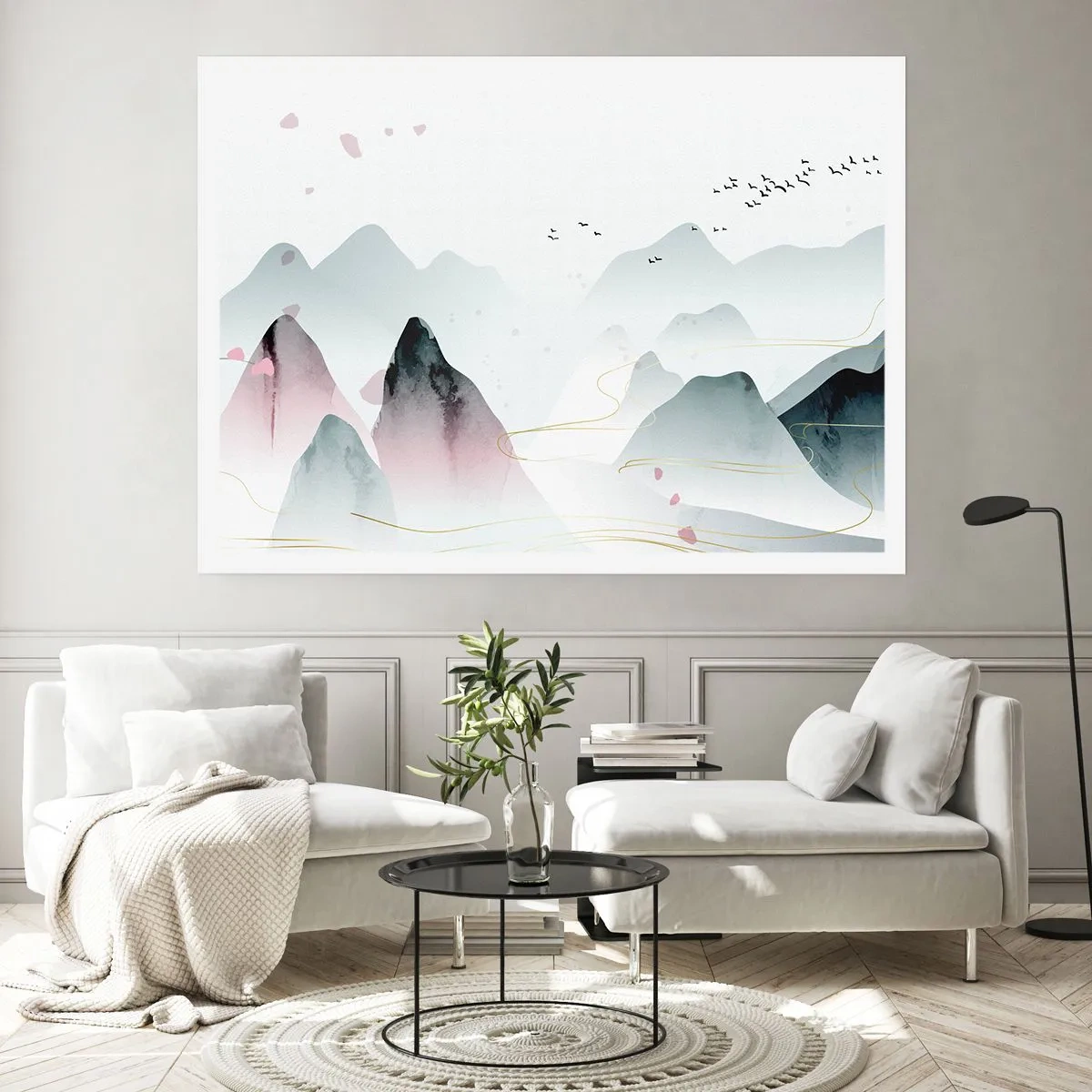 Pôster - Acima dos picos - 100x70 cm