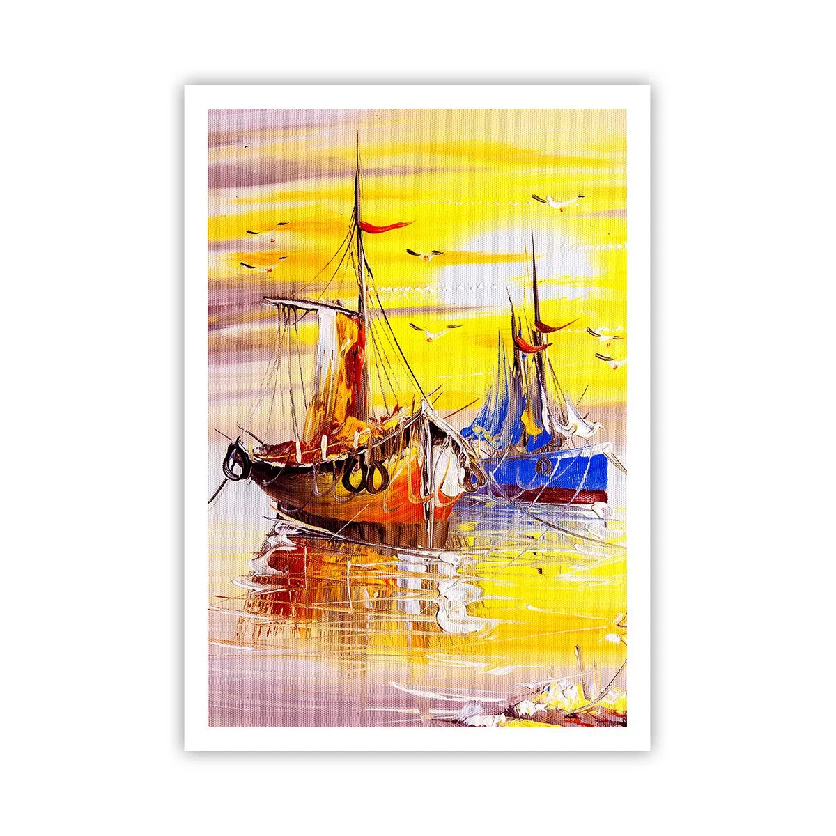 Pôster - Um merecido descanso no porto - 70x100 cm