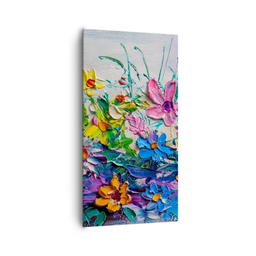 Quadro em tela - Não é de todo natureza morta - 65x120 cm