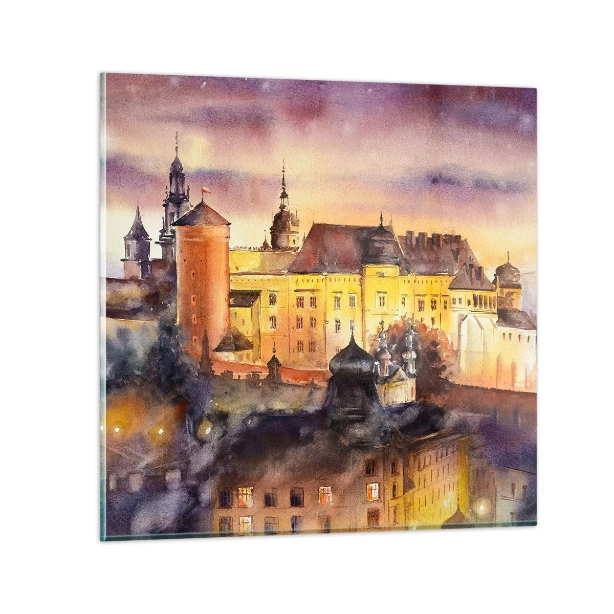 Quadro em vidro - História e conto de fadas - 40x40 cm