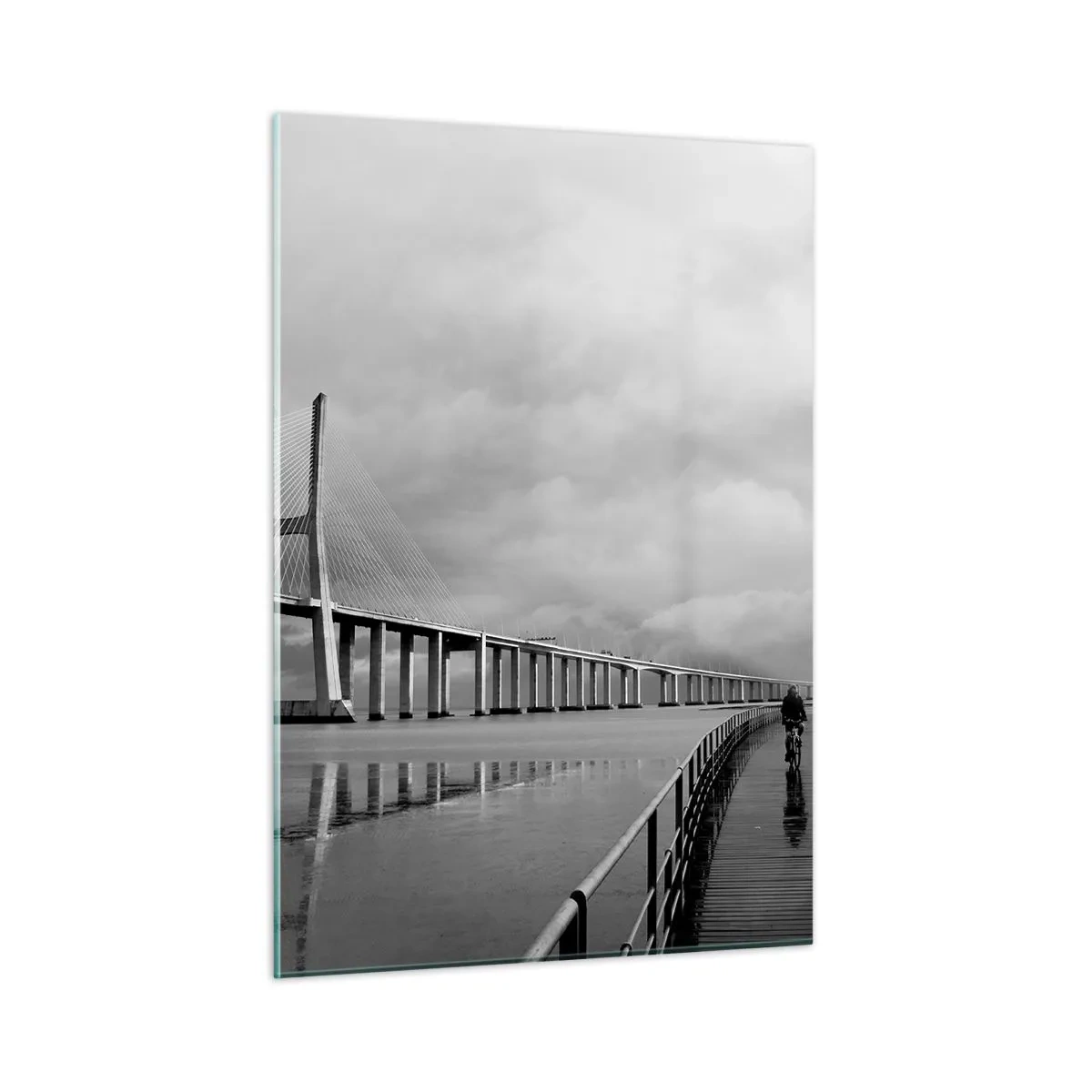 Quadro em vidro - Cada um com o que merece - 50x70 cm